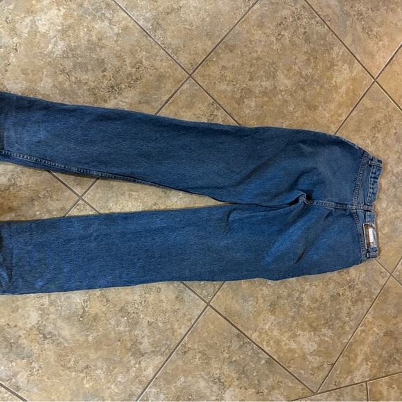 LAWMAN Jeans Women's 27x34 Vintage Western Bareback Denim High-Rise Straight Leg - Picture 3 of 8